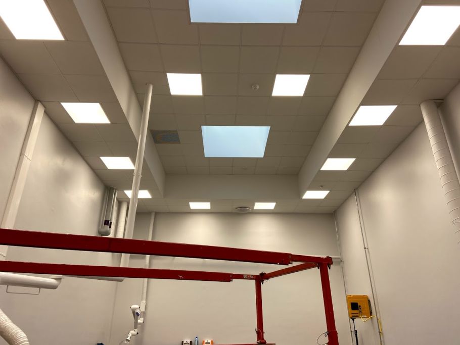 LED-belysning til erhverv installeret af JJ El-Teknik